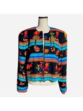 AC Sport Colorful Patterned Blazer